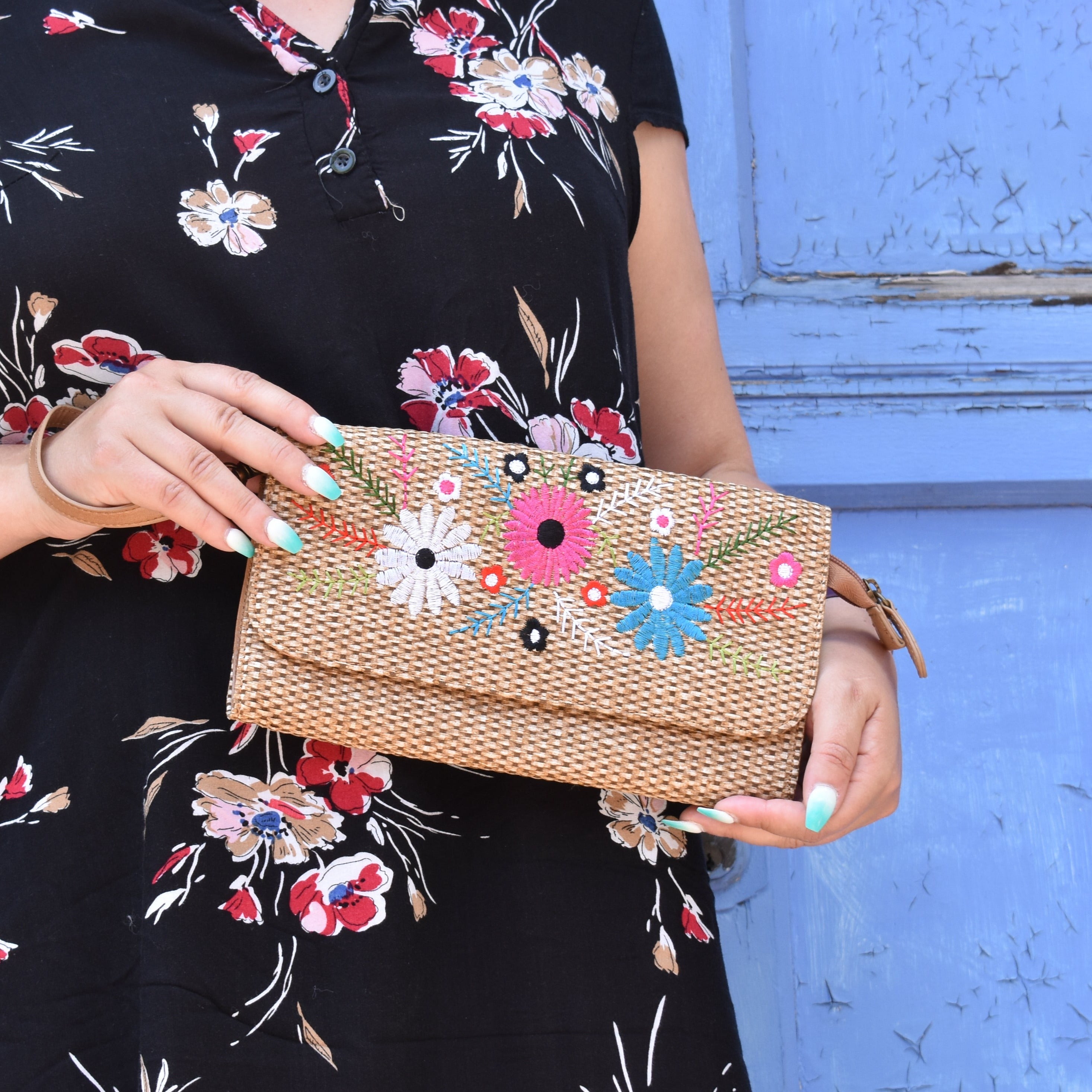 Flowers Clutch – Monarca Collection