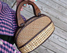 Load image into Gallery viewer, Handwoven buri palm handbag
